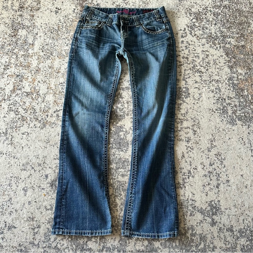 EUC Rock & Roll Cowgirl Low Rise Jeans—sz 28x32